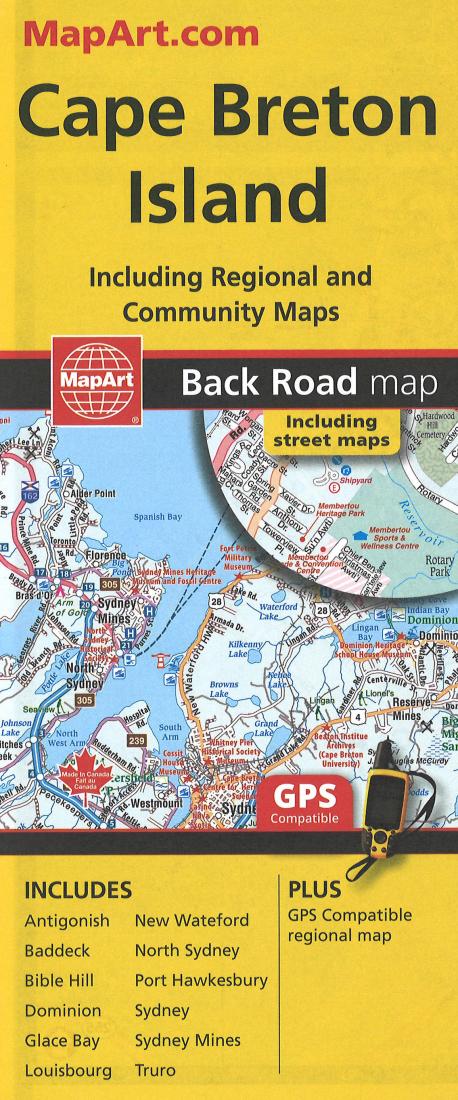 Cape Breton Island Road Map