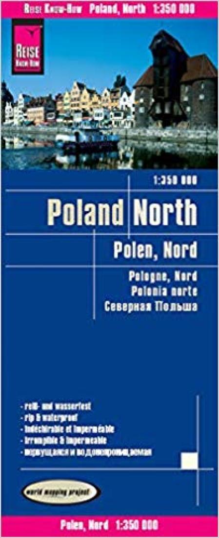 Polen, Nord: 1:350 000 = Northern Poland: 1:350 000 = Pologne, Nord: 1:350 000 = Polonia Norte: 1:350 000 = ???????? ??????: 1:350 000 Road Map