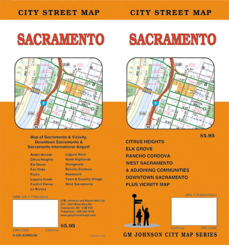 Sacramento: City Street Map