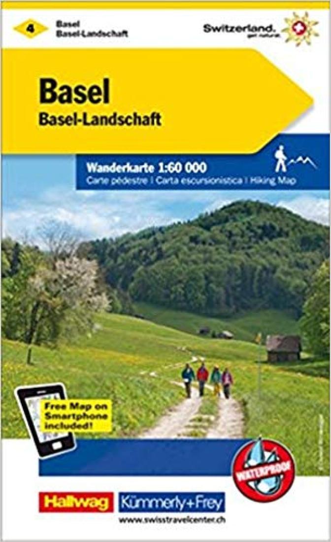 Basel - Aarau: Switzerland Hiking Map #4