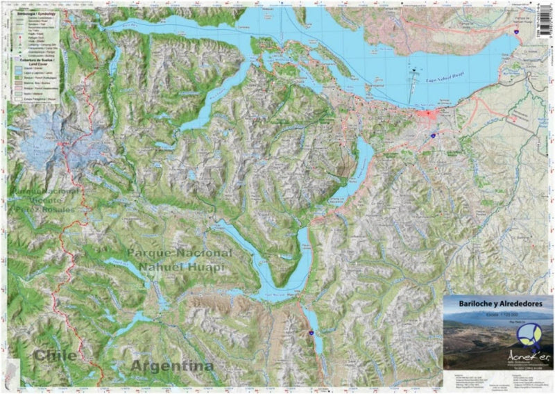 San Carlos De Bariloche 1:50,000 (Detailed Map)