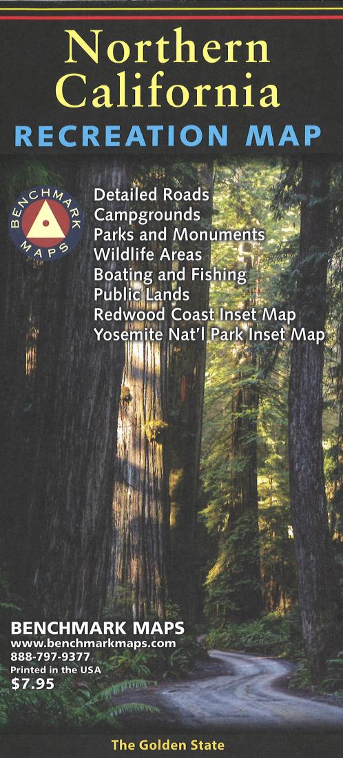 Northern California: Recreation Map: The Golden State