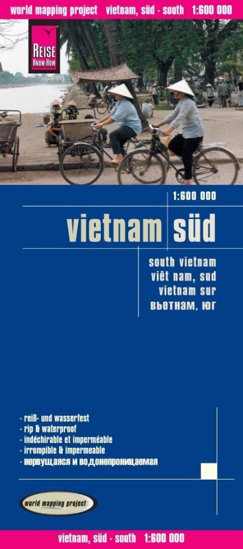 Vietnam Süd: 1:600 000 = SouthVietnam: 1:600 000 = Viêt Nam, Sud: 1:600 000 = Vietnam Sur: 1:600 000 = ???????, ??: 1:600 000 Road Map