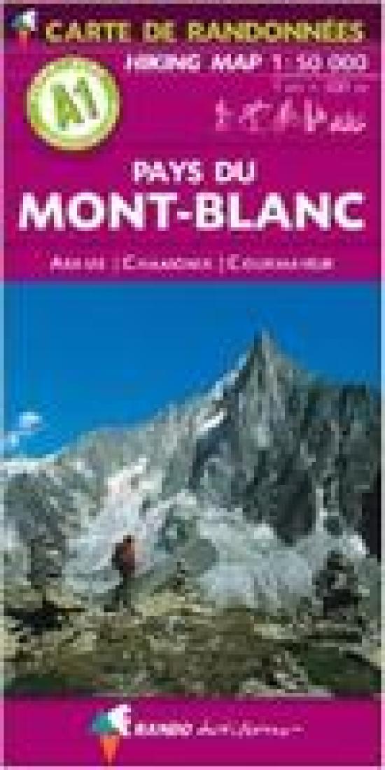 Alps 1:50,000 Hiking Map Sheet A1 - Pays Du Mont Blanc