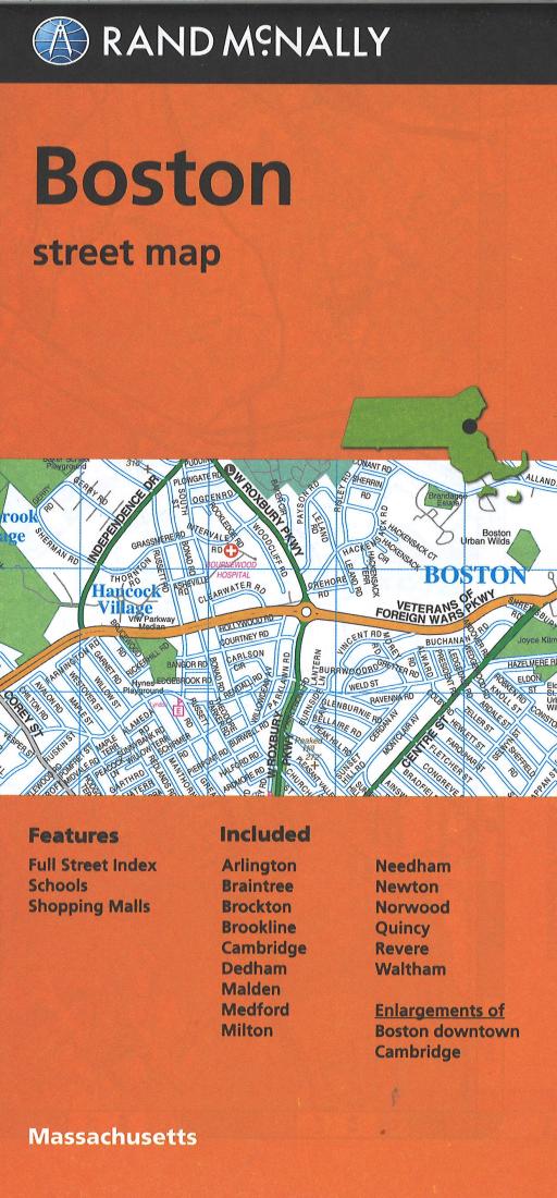 Boston, Massachusetts Road Map
