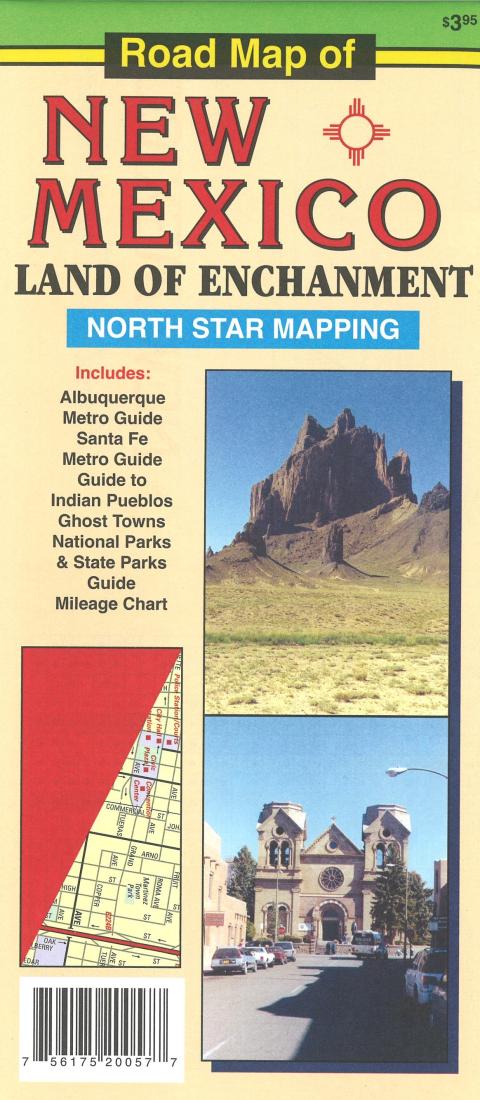 Road Map Of New Mexico: Land Of Enchantment