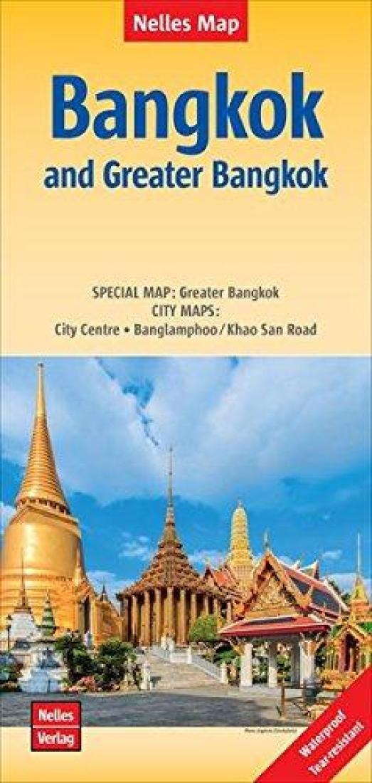 Bangkok And Greater Bangkok Travel Map