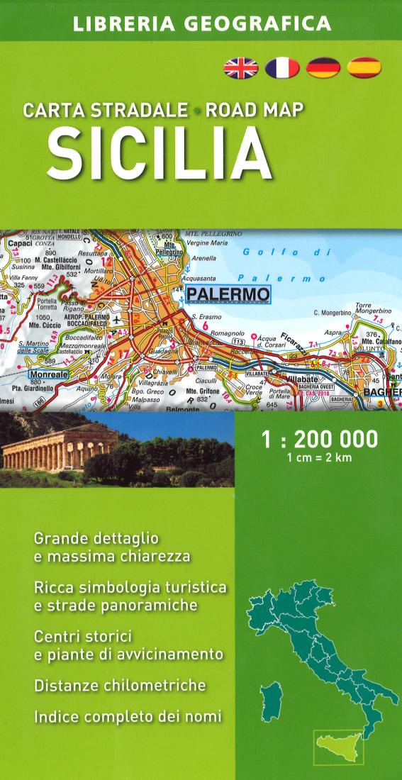 Sicilia: Carta Stradale = Sicilia: Road Map