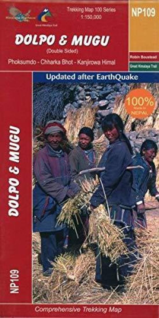 Dolpo And Mugu Region: 1:150,000 Trekking Map (The Great Himalaya Trail Series Maps Np 109)