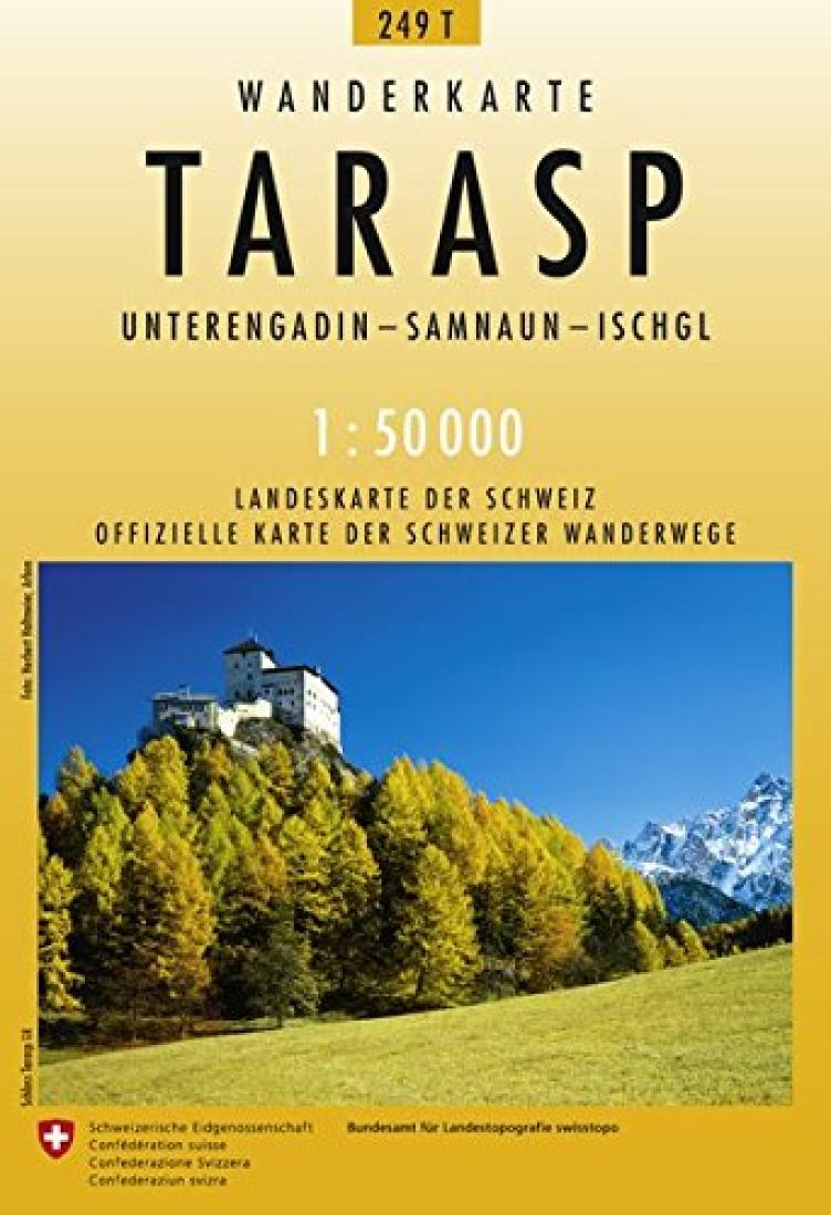 Tarasp: Switzerland 1:50,000 Topographic Hiking Series #249T