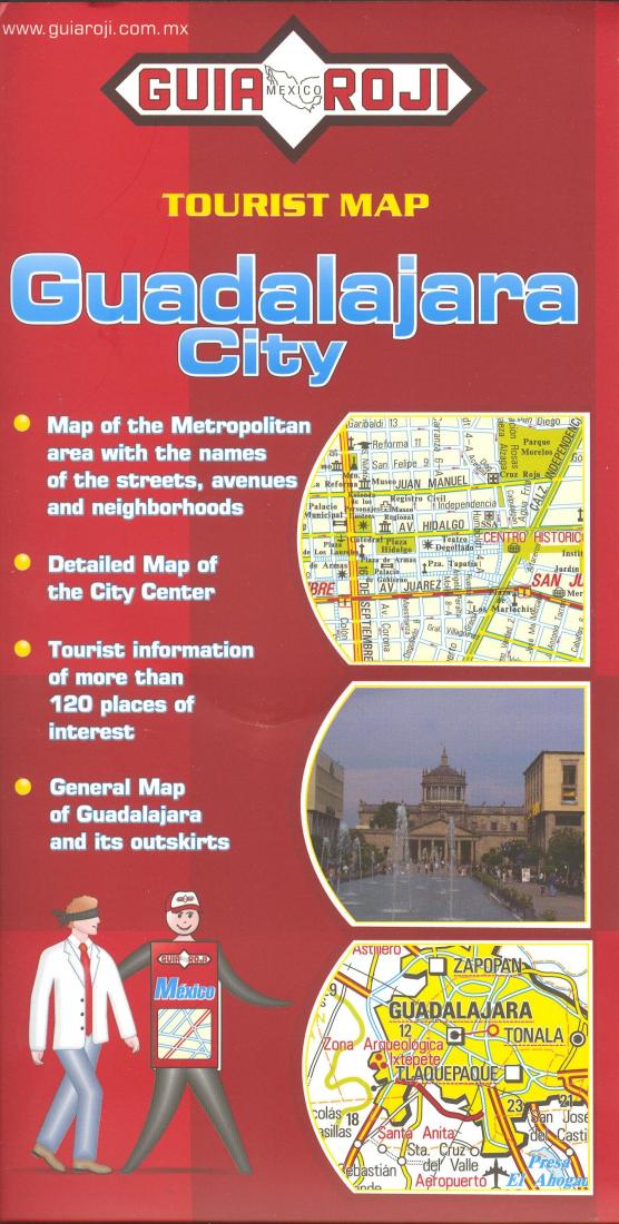 Guadalajara City Road Map