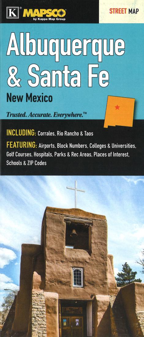 Albuquerque & Santa Fe: New Mexico Road Map