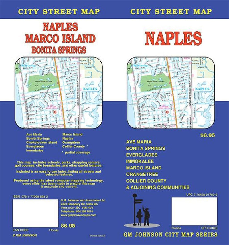 Naples: City Street Map = Naples: Marco Island: Bonita Springs: City Street Map