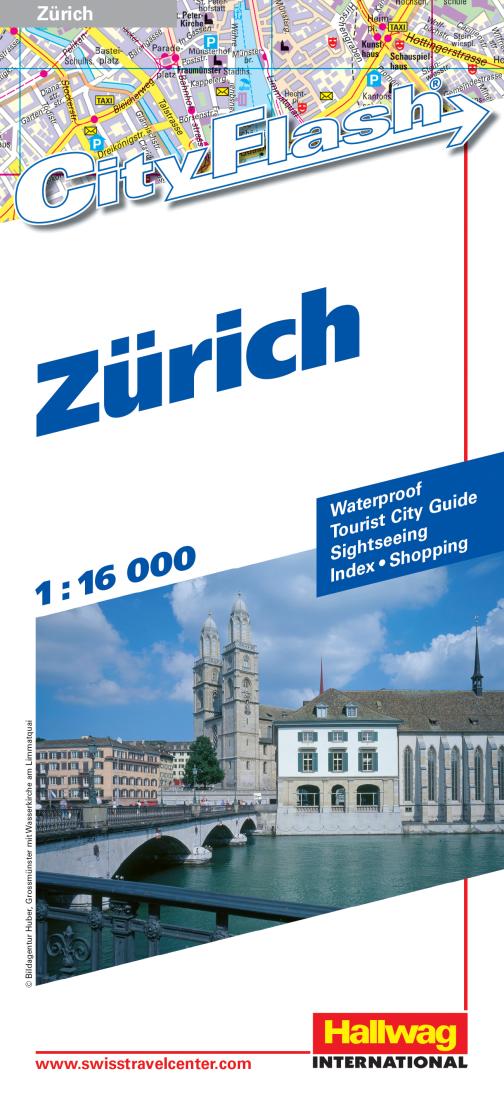 Zürich: Cityflash Travel Map