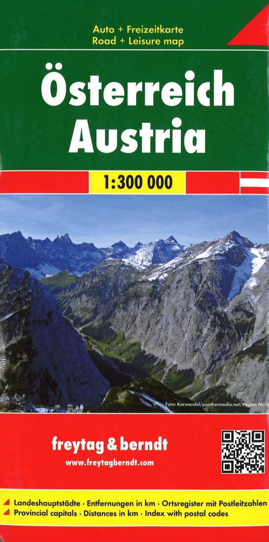 Österreich = Austria = Autriche Travel Map