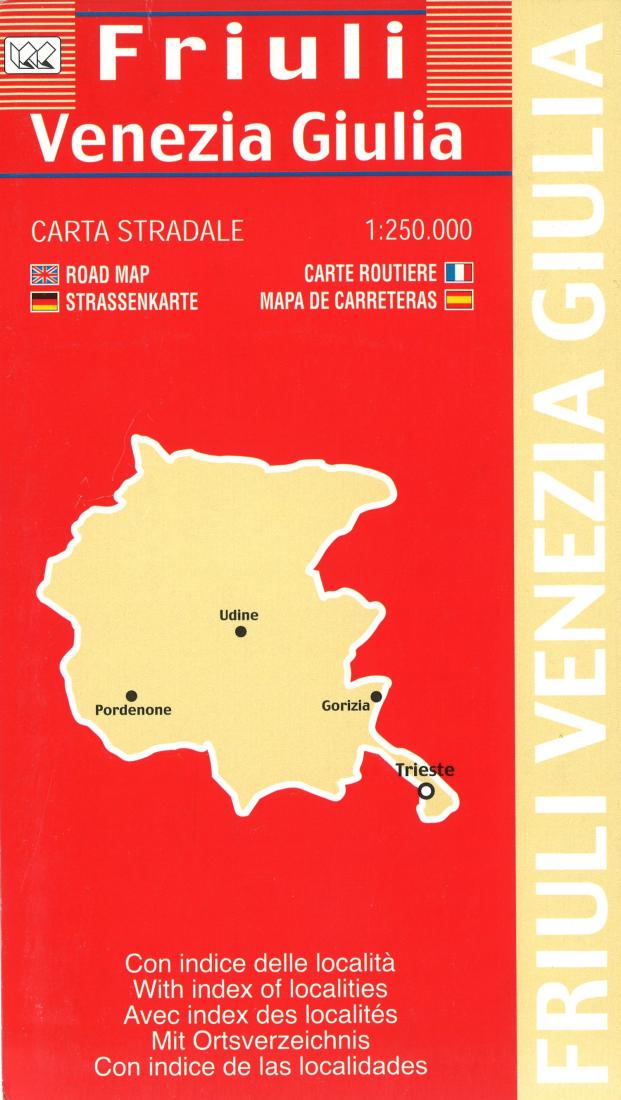 Friuli: Venezia Giulia Road Map