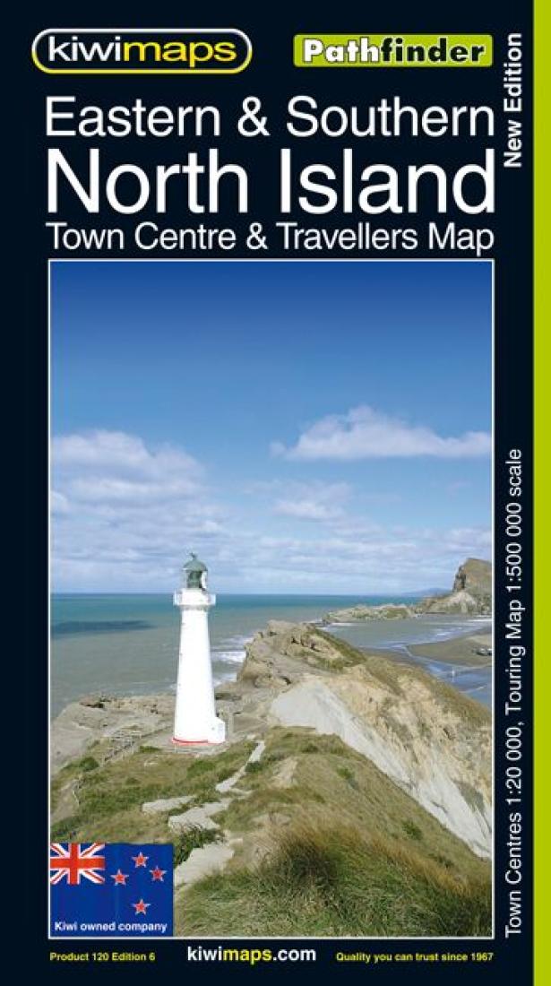Eastern & Southern NorthIsland: Town Centre & Travelers Map