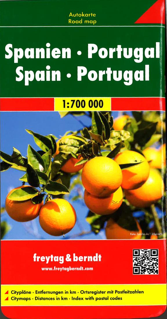 Spanien, Portugal: Autokarte, 1:700 000 = España, Portugal: Mapa De Carreteras, 1:700 000 = Espagne, Portugal: Carte Routière, 1:700 000 = Spagna, Portugal: Catra Stradale, 1:700 000 = Spain, Portugal: Road Map, 1:700 000