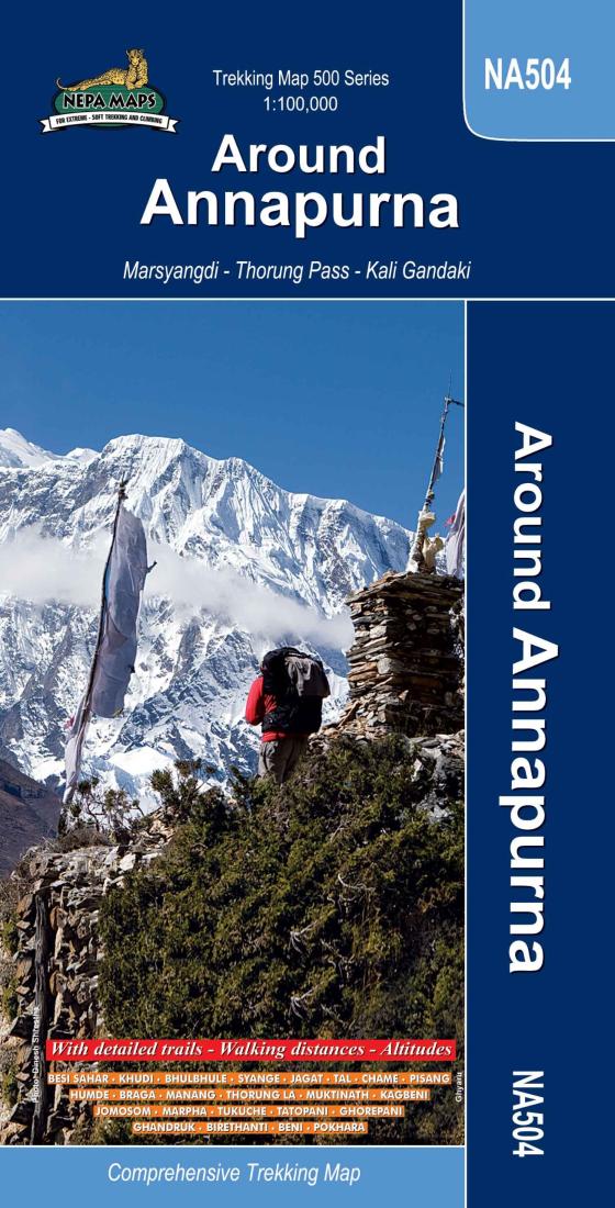 Around Annapurna - Comprehensive Trekking Map