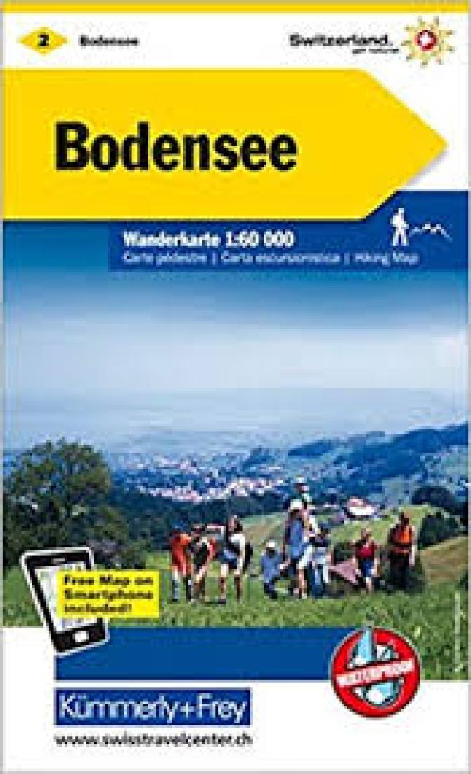 Bodensee: Switzerland Hiking Map #2