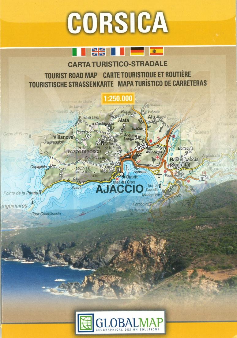 Corsica: Carta Turistico-Stradale Travel Map