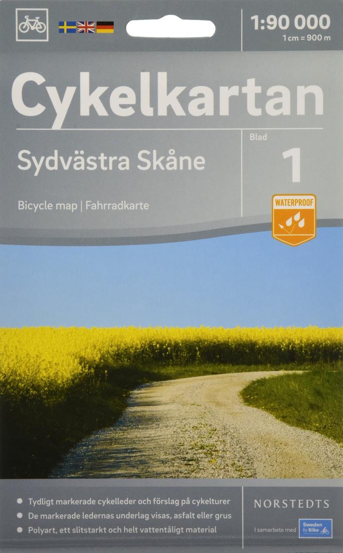 Cykelkartan Blad 1 Sydvästra Skåne