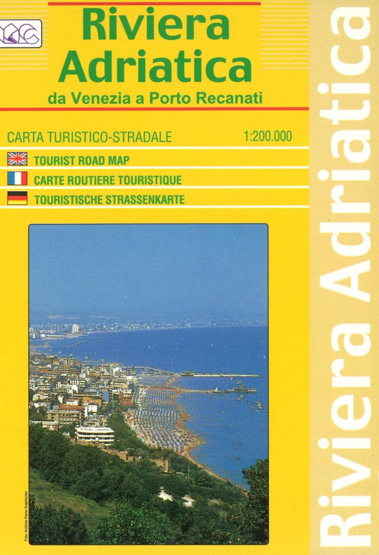 Riviera Adriatica: Da Venezia A Porto Recanati: Carta Turistico-Stradale 1:200.000 Travel Map