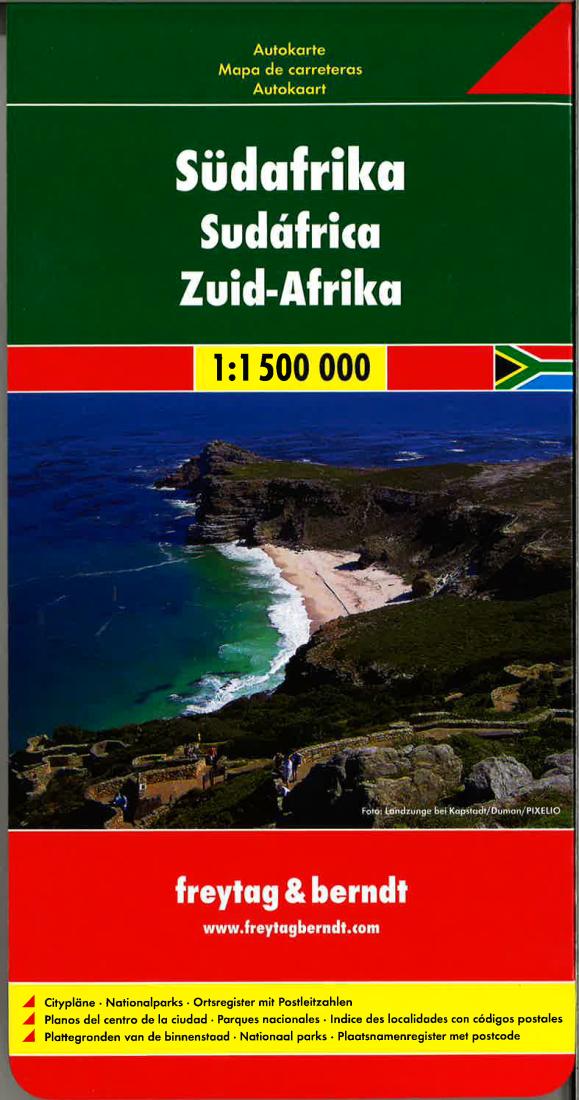 Südafrika = Suda?Frica = Zuid-Afrika = SouthAfrica Travel Map