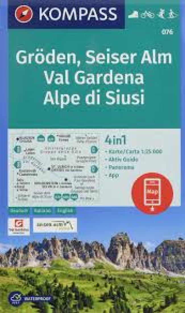 Val Gardena - Alpe Di Siusi / Val Gardena - Alpe Di Siusi Hiking Map