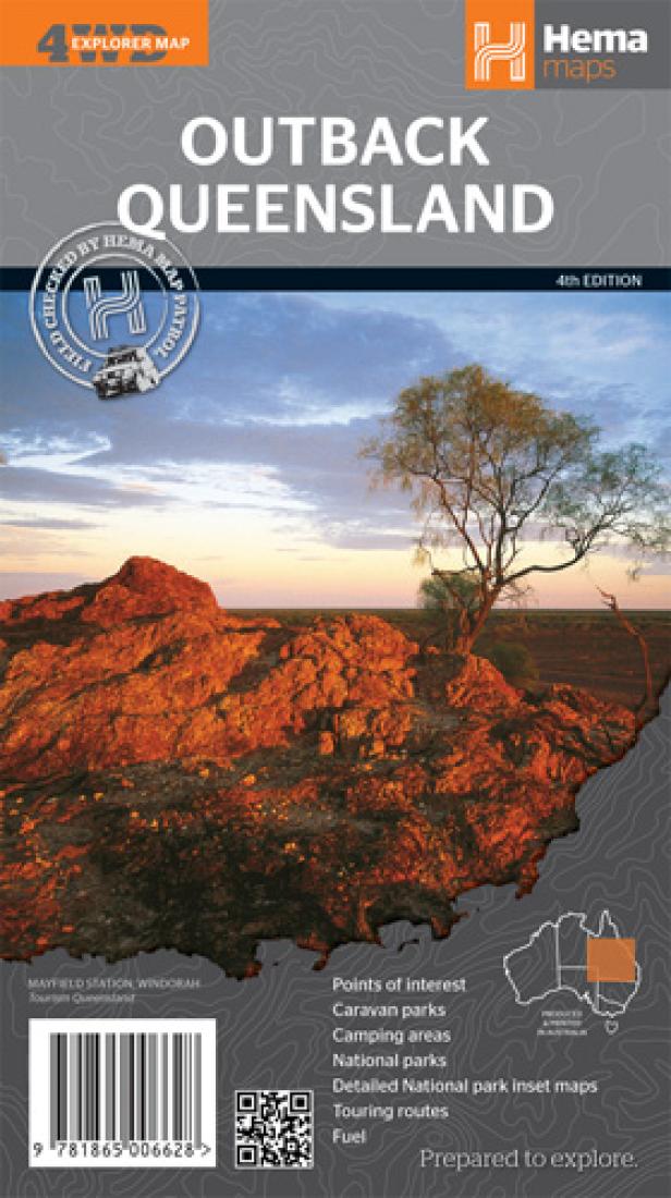 Outback Queensland: 4Wd Explorer Map