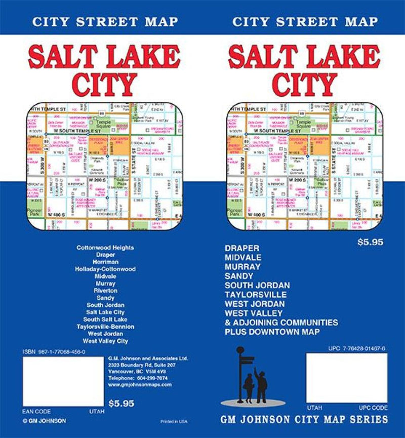 Salt Lake City: City Street Map