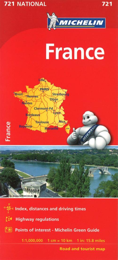 France (721) Road Map