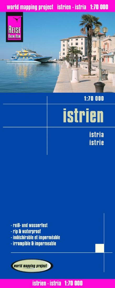 Istrien = Istria Road Map
