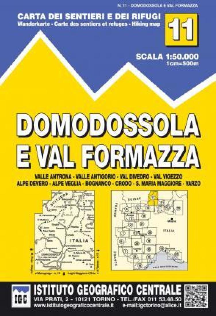 Domodossola E Val Formazza Hiking Map