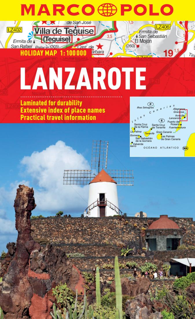 Lanzarote Travel Map