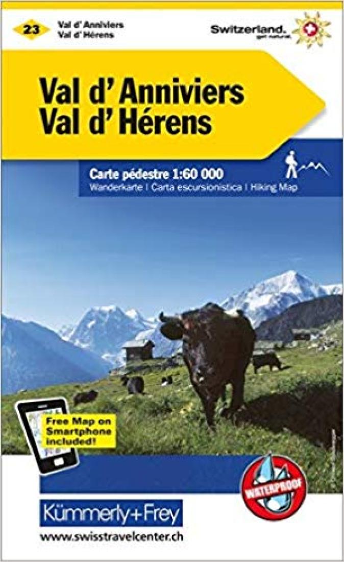 Val D'Anniviers: Switzerland Hiking Map #23