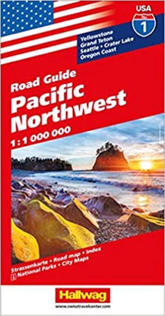 Pacific Northwest: Road Guide Travel Map