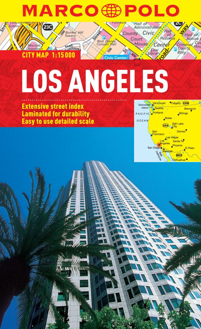 Los Angeles, California Travel Map