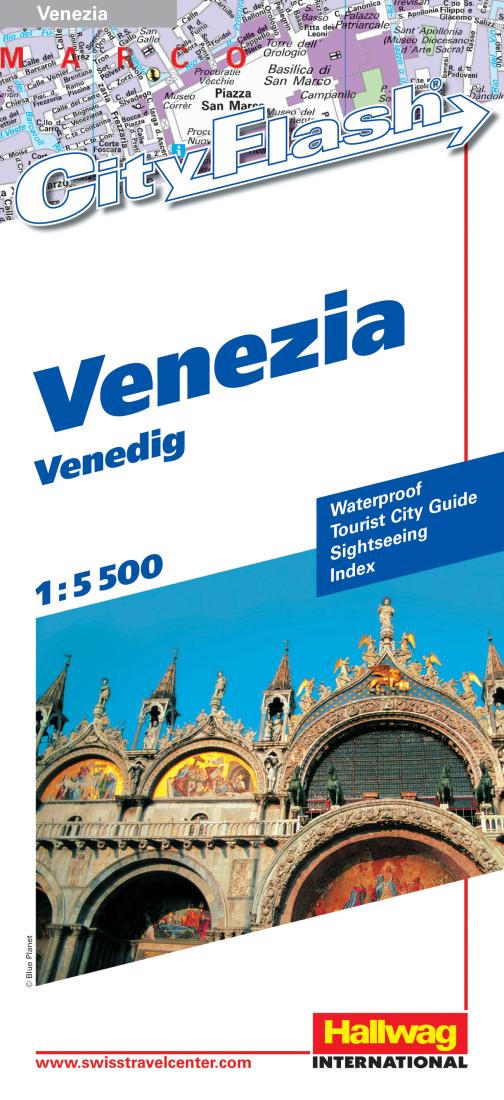 Venezia: Venedig: Cityflash: 1:5,500 Travel Map