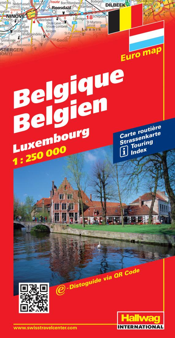 Belgique = Belgien Travel Map