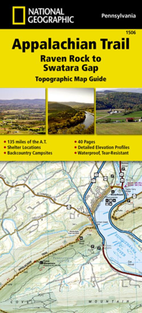 Appalachian Trail: Raven Rock To Swatara Gap: Topographic Map Guide