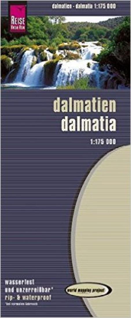 Dalmatien = Dalmatia Road Map