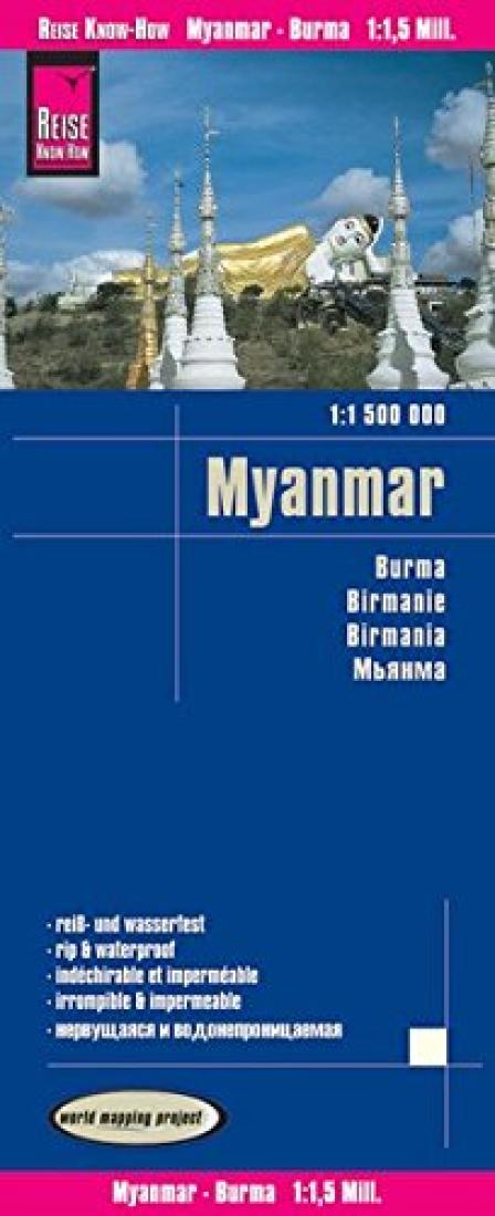 Myanmar = Burma = Birmanie = Birmania = ?????? Road Map