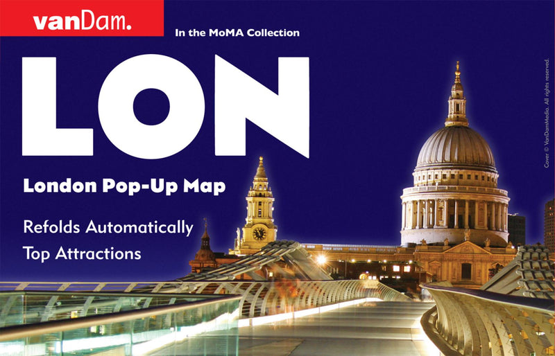 London, United Kingdom Pop-Up Travel Map