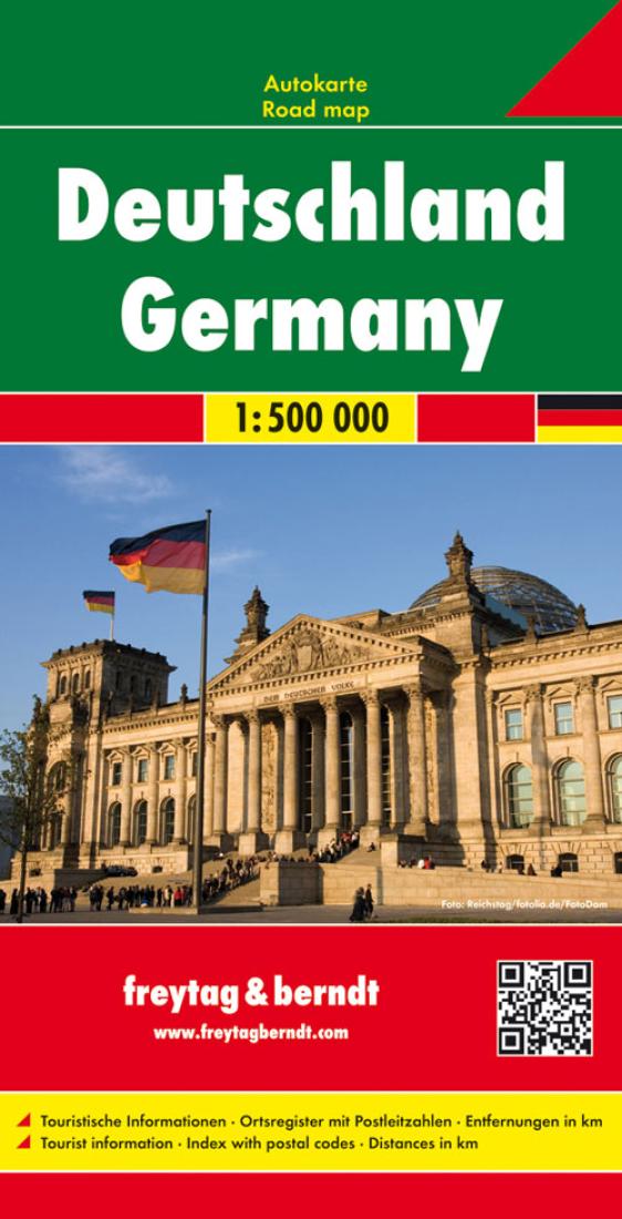 Deutschland = Germany Travel Map