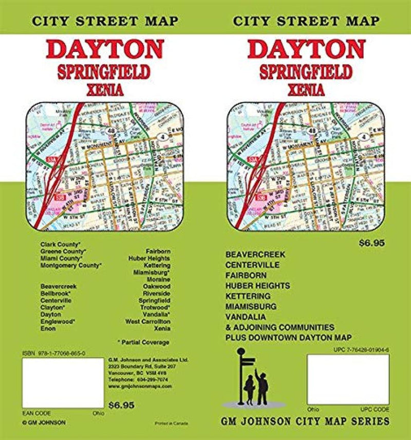 Dayton, Ohio Road Map