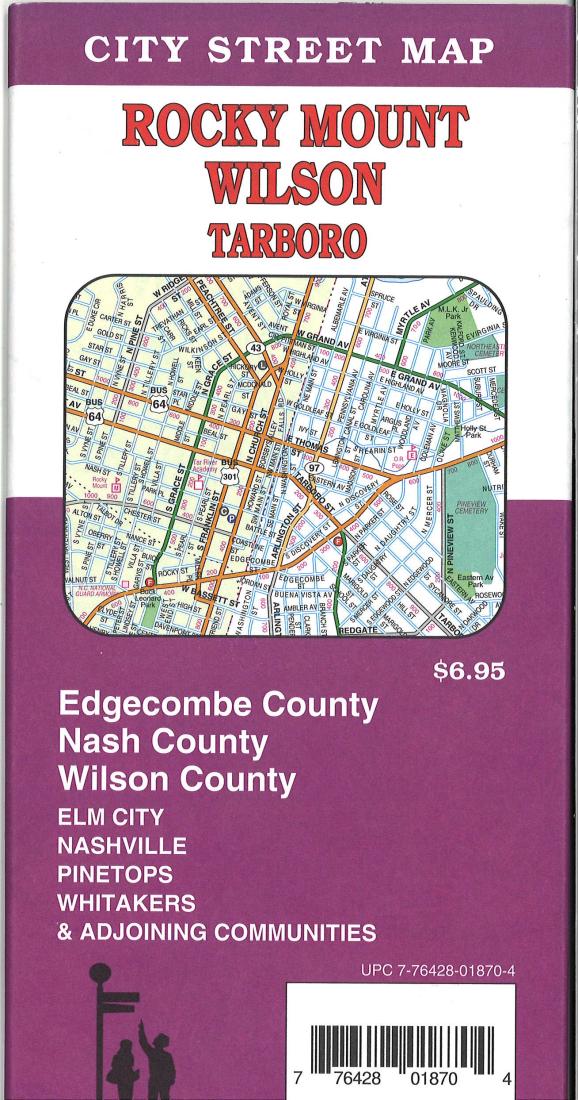 Rocky Mount: Wilson: Tarboro: City Street Map = Wilson: Rocky Mount: Tarboro: City Street Map