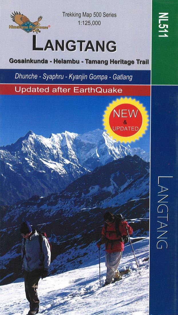 Langtang: Gosainkunda - Helambu - Tamang Heritage Trail: 1:125,000