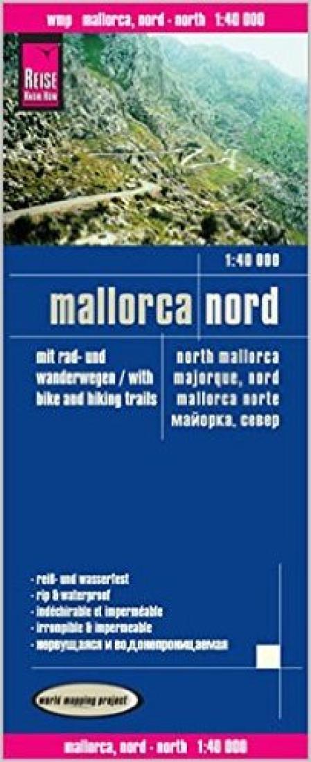 Mallorca: Nord = NorthMallorca = Majorque, Nord = Mallorca Norte = ???????, ????? Road Map