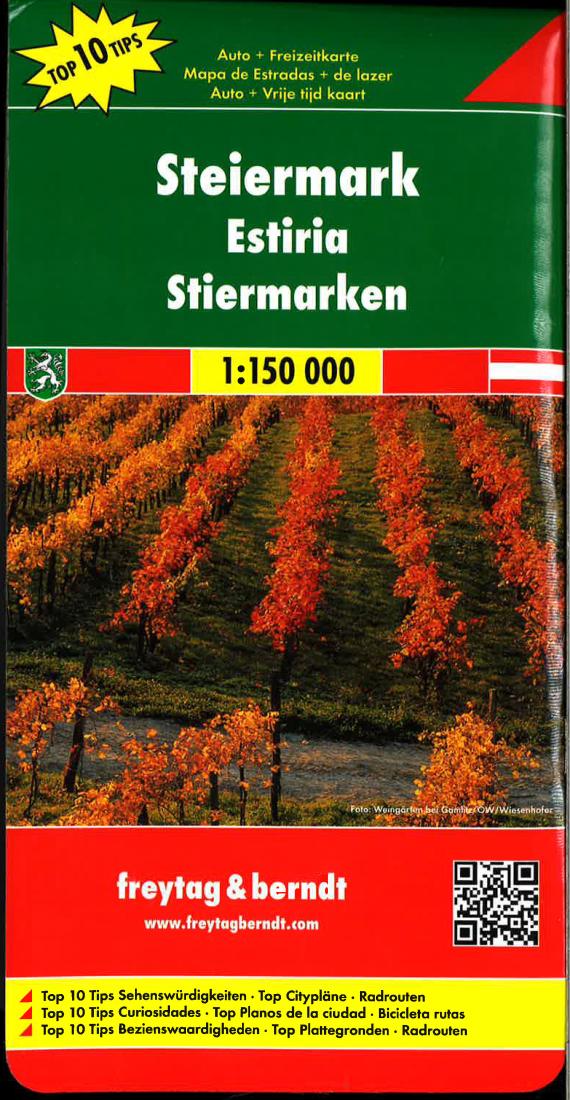 Steiermark = Estiria = Stiermarken = Styria = Styrie = Stiria Travel Map